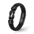 Lederarmband infinity schwarz unendlichkeit uniqal